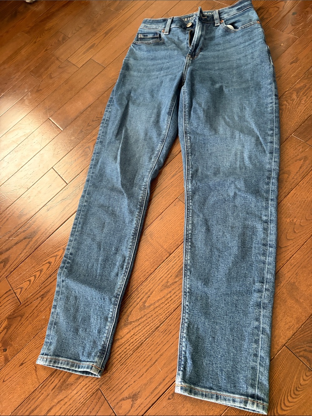 American Eagle Outfitters Medium Blue Straight Leg Jeans